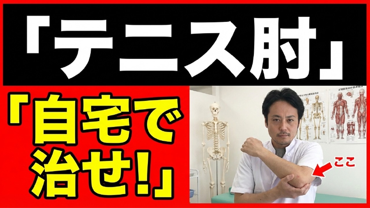#84 【テニス肘】自宅で簡単改善法を！大公開！