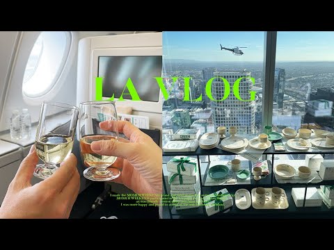 sub)처음으로 대한항공 비즈니스 타고 LA출장 갔던 4월의 캘리포니아 브이로그, LA다운타운 필즈커피와 파이브가이즈 버거 <strong>a380</strong>