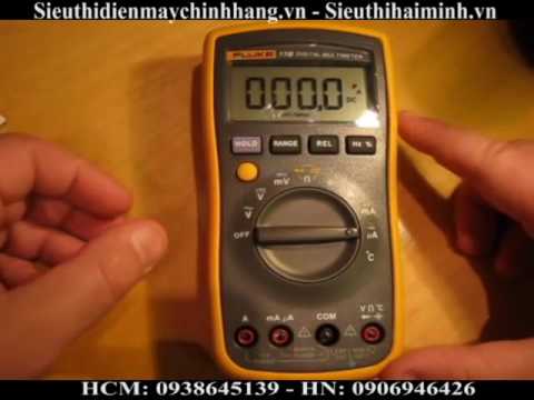 Video Cách sử dụng đồng hồ đo điện vạn năng Fluke 17B - youtube
