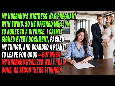His Mistress Had Twins, So He Paid Me $50M To Divorce. I Signed, Flew Away—And Left Him Stunned!
