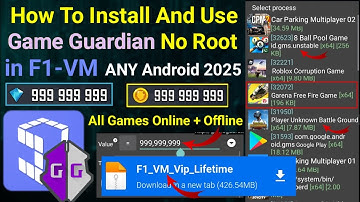 How To Install And Use Game Guardian in F1-VM Vip no Root Any Android || 2025