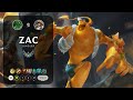 Zac jungle vs xin zhao  kr challenger patch 148