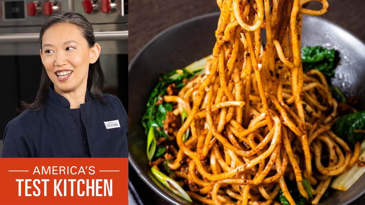 How To Make Dan Dan Mian Sichuan Noodles With Chili Sauce And Pork 