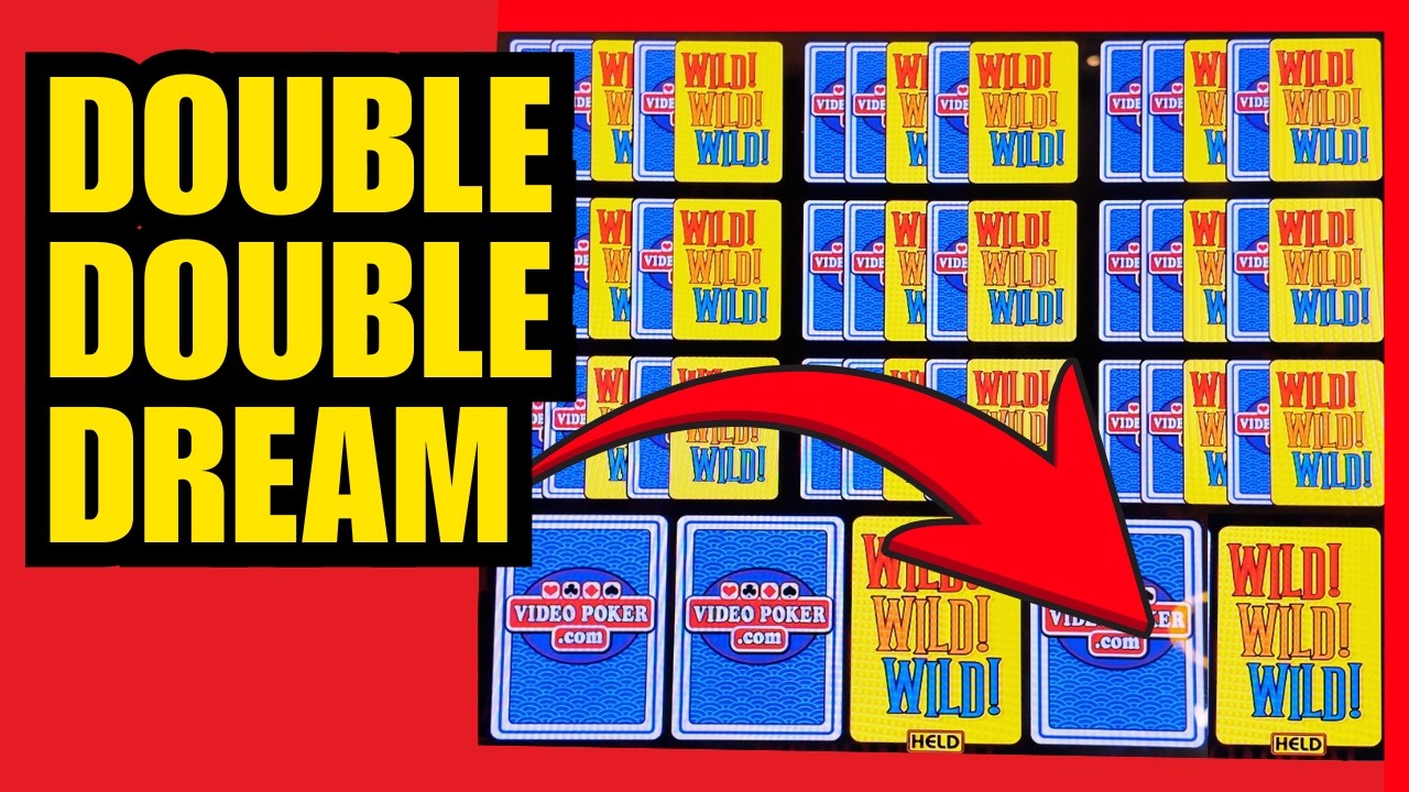 ROYAL FLUSH & So Many WILDS on Double Double Bonus - Wild, Wild, Wild - $25 a Spin!