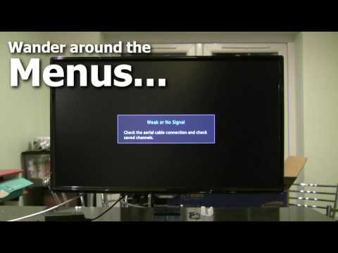 Unboxing and quick tour of the Samsung T24E390 24" LED TV