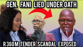 Gen Fani Exposed Fani Gave Cat Matlala R360m Contract Free Without Following Procurement Processes 