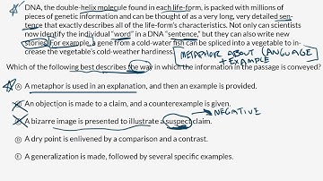 Organization | Praxis Core Reading | Khan Academy