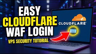 How to login to Cloudflare WAF dashboard for VPS security - Easy Tutorial