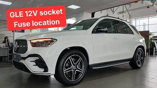 2020-2026 Mercedes GLE cigarette lighter fuse location