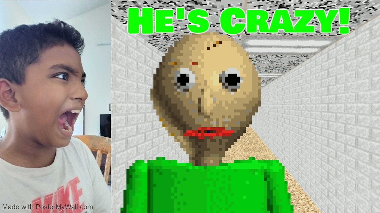 Scary Math Baldi My New Math Teacher is Scary! (Baldi's Basics In Education And Learning ...