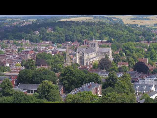 Winchester from the sky