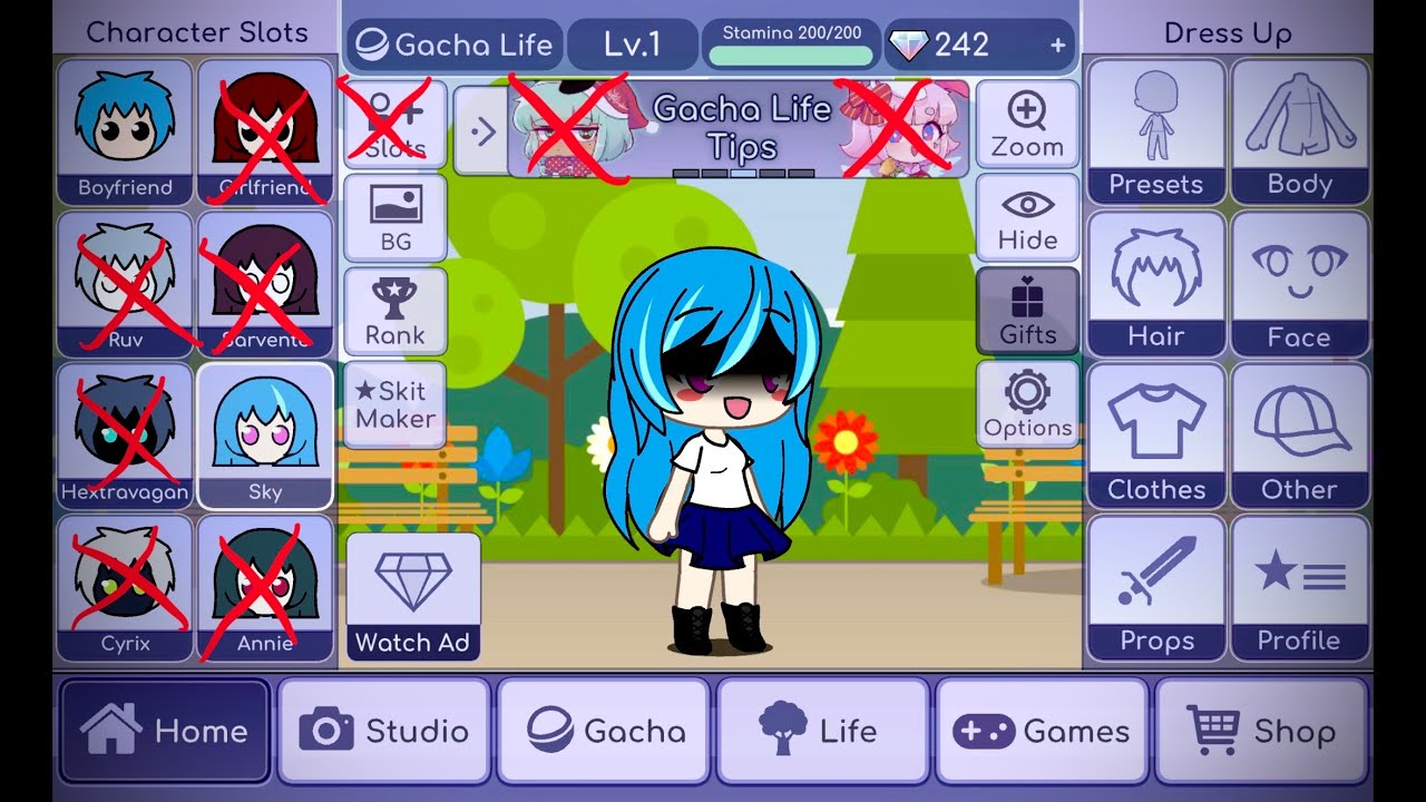 Gacha Life Sky glitch (Why did this become my most viewed video)