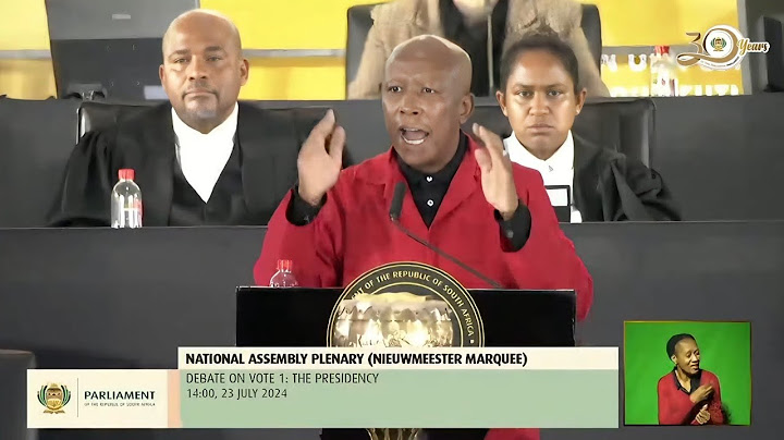 EFF Leader Julius Malema Hitting Back at President Cyril Ramaphosa #GNU