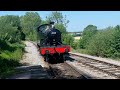 Steaming on the East Somerset railway with the return of Ivett 46447