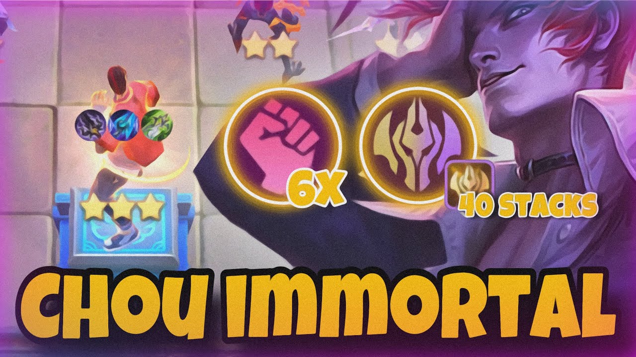 CHOU 40 STACKS IMMORTAL WITH FULL WRESTLER DOMINATE MAGIC CHESS MLL