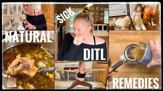 Sick DITL SAHM | Hair Loss & Cold Remedies, Plus Updates