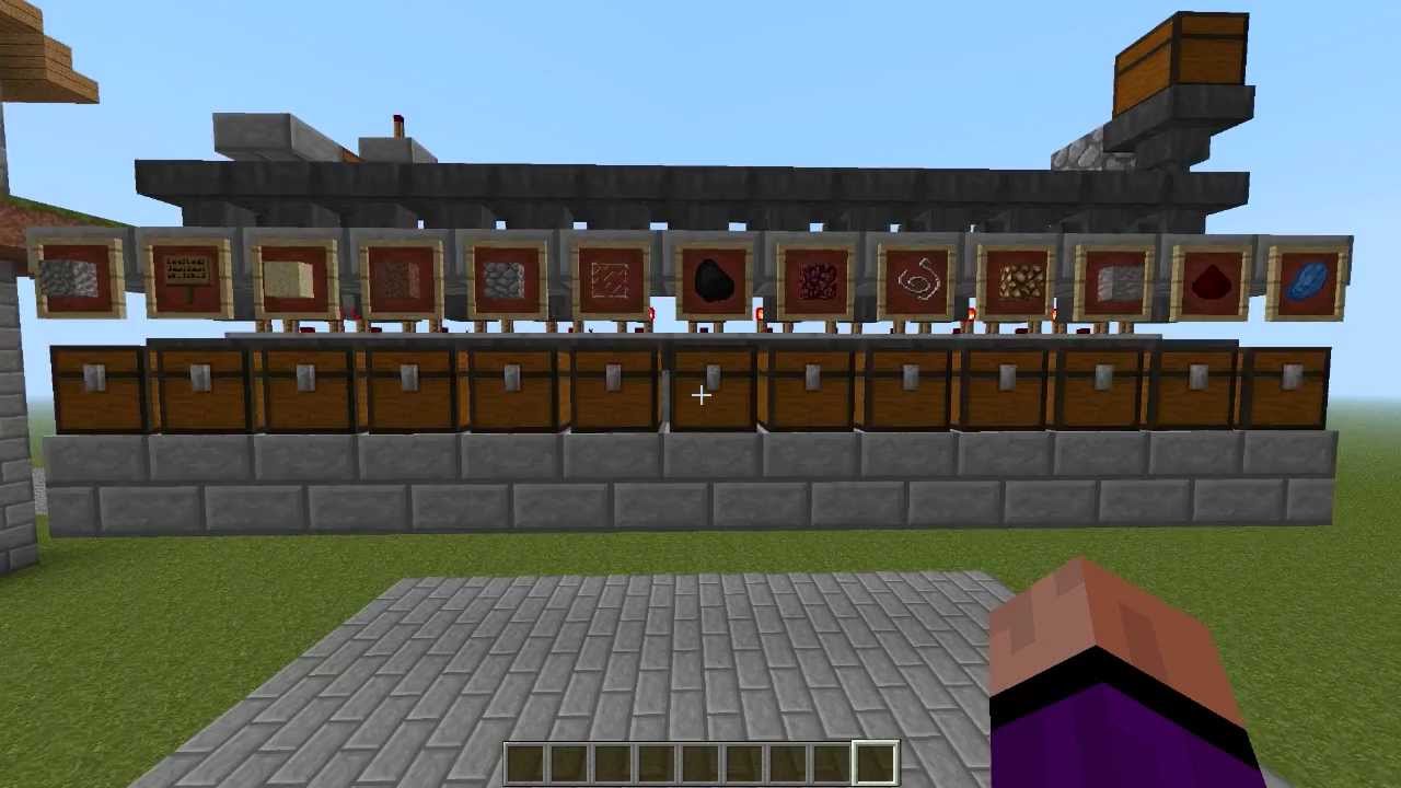 Verbesserung der Sortieranlage für Minecraft- (1.5.2 