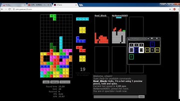 24.321sec - Tetris Sprint with fail on jstris! Showing INPUTS!