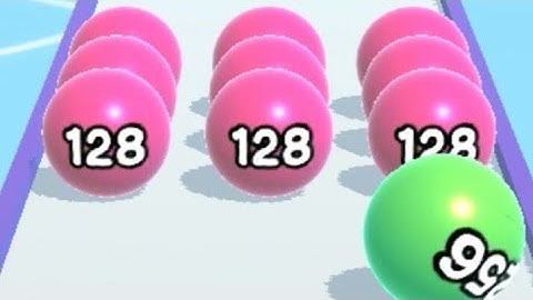 Ball run 2048 gameplay level 113