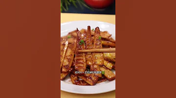 Тушеные стебли бамбука Stewed bamboo stalks 炖竹秆 दम किया हुआ बांस डंठल