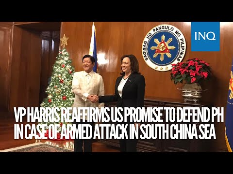 VP Harris reaffirms US promise to defend PH in case of armed attack in South China Sea