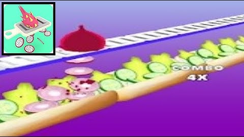 Perfect Cutting !! Food Rush 3D Gameplay Walkthrough Simulator Game (Android /IOS)