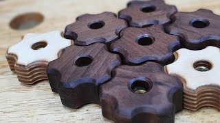 [DIY] The easy way to make hexagon knobs/ Making Star Knobs