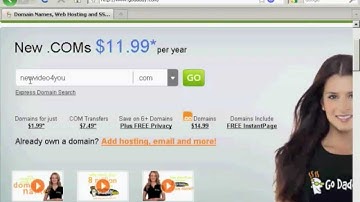 How-To Register a Domain Name with GoDaddy.com