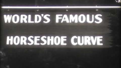 PRR Pennsylvania Railroad Horseshoe Curve Summer 1951 (Full Video)
