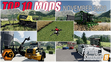 Top 10 Mods November 2020 - Farming Simulator 19