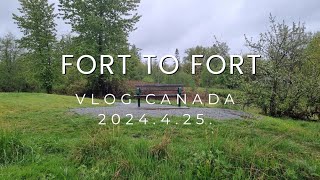 [Vlog Canada]봄비와 함께 마음속에 사랑이 자라난다. Derby Reach Regional Park Fort to Fort Trail Langley BC