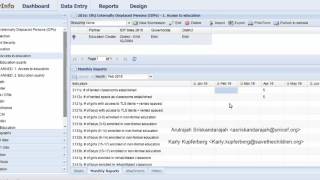 Iraq Education Cluster ActivityInfo Reporting