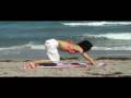 Sun Salutation on the beach