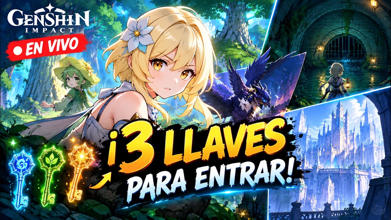 ¡LA NIÑA PLANTA NOS LLEVÓ A UNA CIUDAD OCULTA! 🌱🔑 | Genshin Impact EN VIVO 20260919