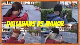 Dullahans Vs Manor - After Hop Out Helen Did This | Nopixel 4.0 | GTARP | Besties |
