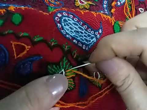 پته دوزی هنر زیبای ایرانی
