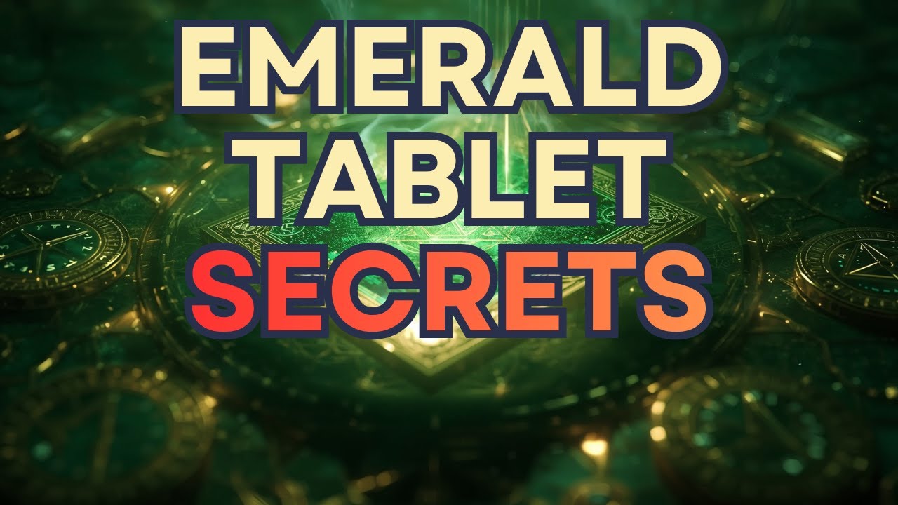 The Emerald Tablet: Hermetic Secrets & Ancient Mysteries 📜 - YouTube