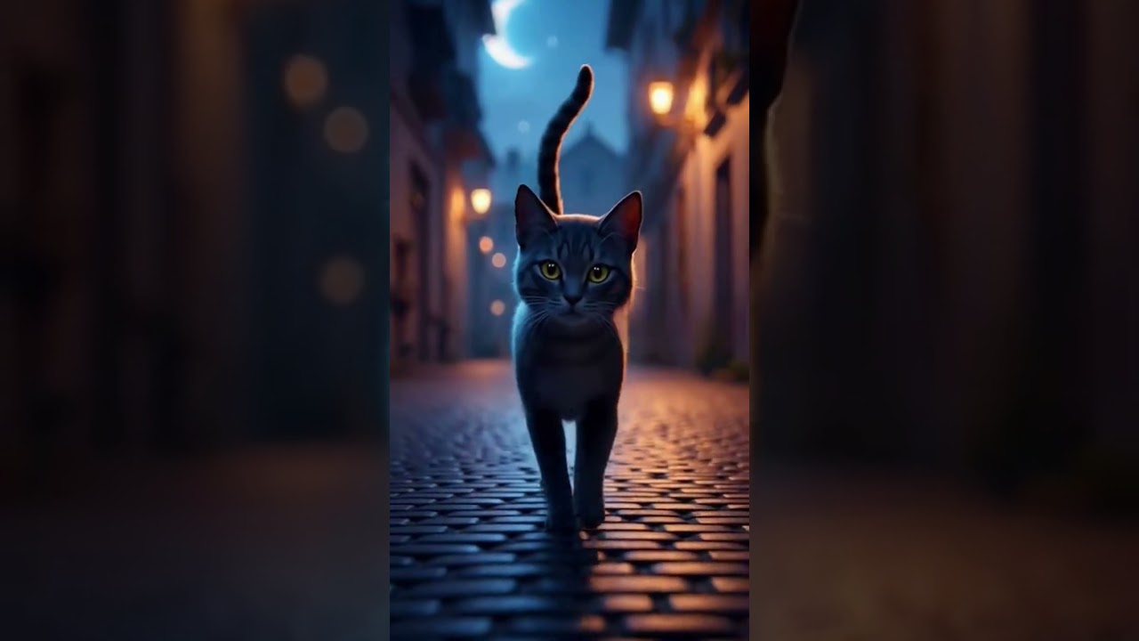 Как кошки видят в темноте 🤯🐱 кошки 