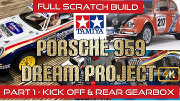 TAMIYA MF-01X CUSTOM PORSCHE 959 BUILD - Part 1