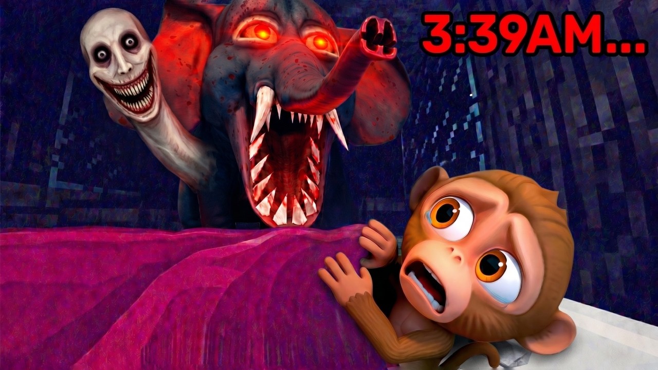 We Slept Overnight In An I Am Monkey Ghost Code...