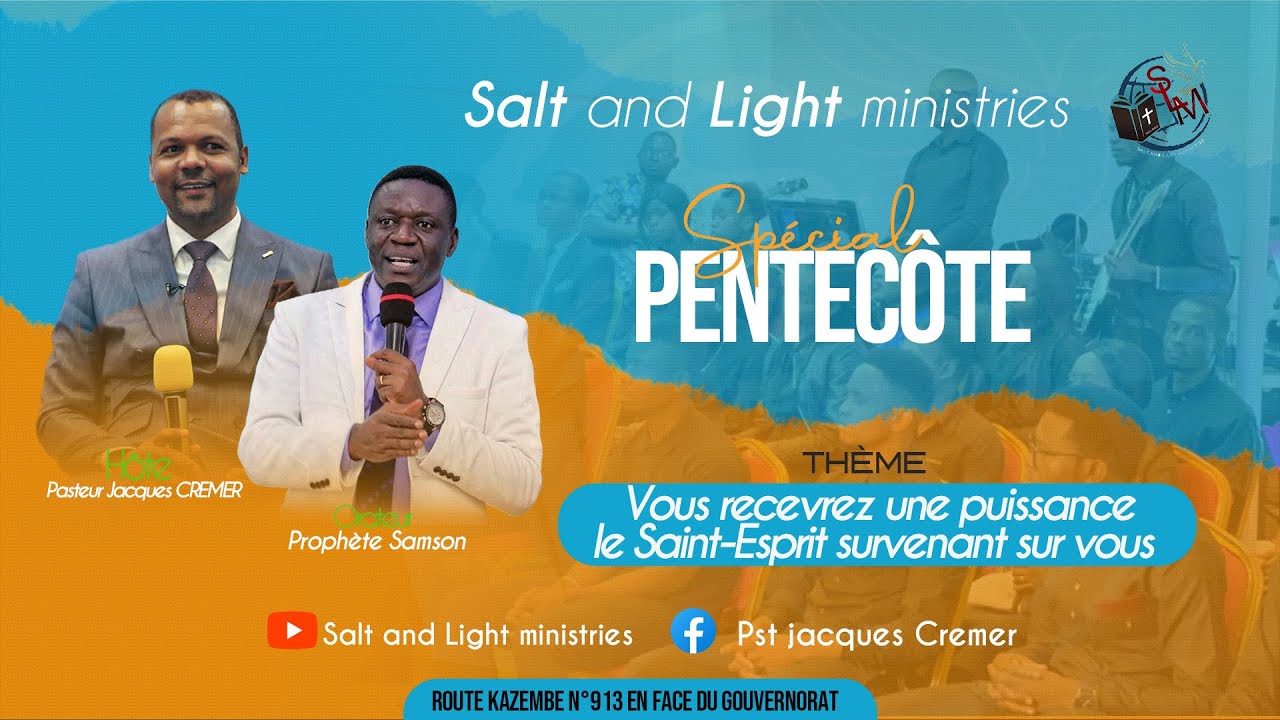 Spécial PENTECOTE sous le thème Vous recevrez une puissance le Saint