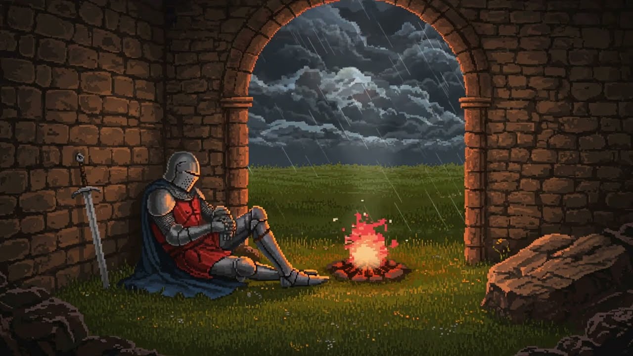 You found shelter... rest by the fire