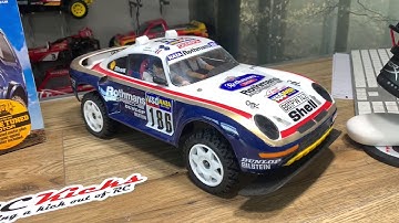 Fake 959! Chassis Swap! Building a Runner Tamiya Porsche 959 Using A Jimny MF-01X 4x4 RC Buggy.