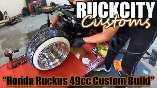 Honda Ruckus 49cc Custom Build #RuckCity
