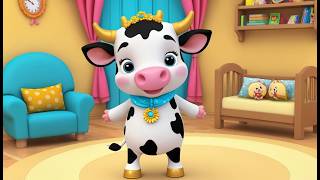 Baby Cow Becomes a Belly Dancer | Funny and Fun Kids Nursery Rhyme Animation