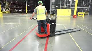 Raymond 8410 Walkie Rider Electric Pallet Truck - Tag #218318