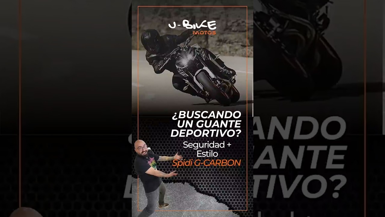 Guante Spidi G-Carbon en acción | Protección ligera + look agresivo 🏍️