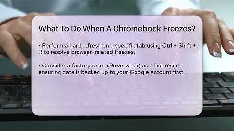 What To Do When A Chromebook Freezes? - Talking Tech Trends
