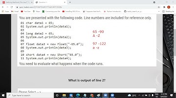 MTA JAVA 98-388 Lecture 2