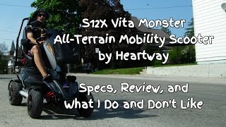 S12X Vita Monster All-Terrain Mobility Scooter Review (Heartway/TGA/EV Rider)